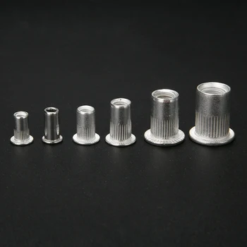 

New 300 Pcs Rivet Nut Kit Insert Reveting Multi Size Nutsert Kit Rivnut Nutsert Assort (150Pcs Metric+150Pcs SAE)