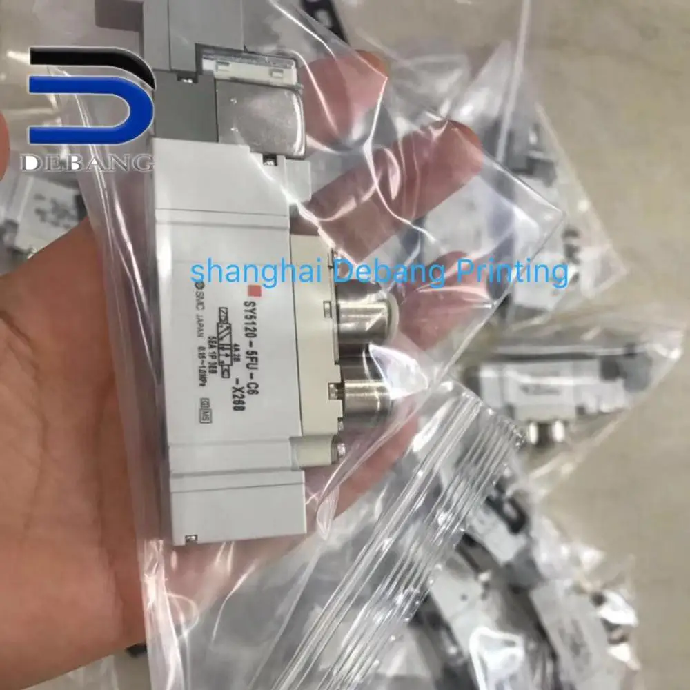 

SMC solenoid valve SY5120-5FU-C6-X268 spot Roland printing press solenoid valve