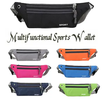 

Mens Women Waist Bag Fanny Pack Running Zip Belt Money Pouch Travel Holiday Bags