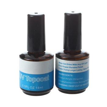 

2 Kit Nail Enamel UV Lower glue nail decoration false manicure