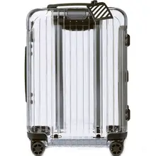 INS прозрачный чемодан из поликарбоната уникальный стильный чехол светильник на колесиках на молнии чехол для багажа 2" /22"/2" /26"