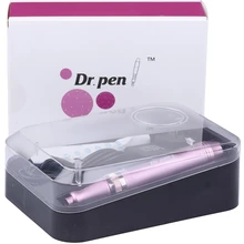 Ultima Dr. pen M7 фиолетовый 5 Регулируемые уровни microoneedle Электрический Dr derma ручка с 2 шт 12 pin
