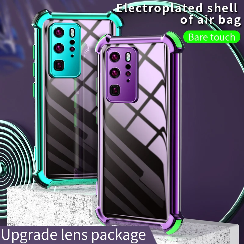 Чехол с гальваническим покрытием для Samsung Galaxy A51 A71 A50 A70 A50S A70S A91 A11 A21S S20 Plus
