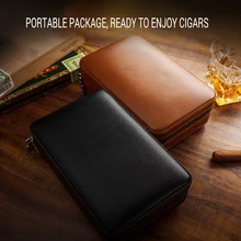Коробка для сигар, набор кожаных ножниц для сигар из кедрового дерева, набор ножниц для сигар в деловом стиле