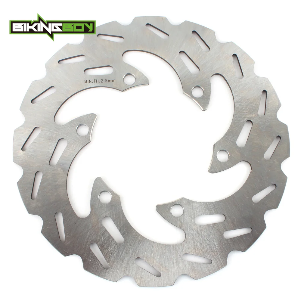 BIKINGBOY MX спереди тормозного диска тормозной диск для Kawasaki KX 85 2000- KX80 1984-1999 KX 1000 2005- KX 85 с большими колесами, 2001 - Цвет: Silver