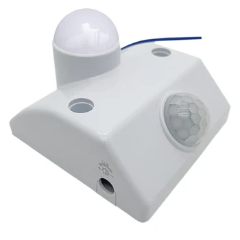 

E27 220V PIR Motion Sensor Lamp Holder Automatic Control Infrared Induction Lamp Holder Adjustable Delay LED Light Base Socket