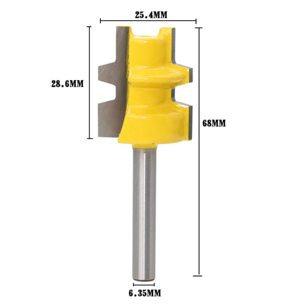 1 Pcs 1/4 Inch Milling Cutter Router Bit Set Wood Carbide Shank Mill For Woodworking Bit Trimmer Machine Cutter