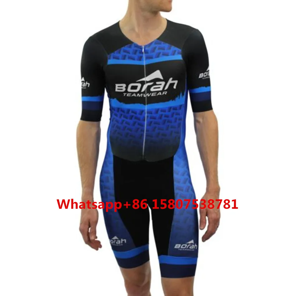 

2019 BORAH LS Skin Suit custom summer suit man TEAM THERMAL LS Pro body lycra bike triathlon bike speedsuit maillot ciclismo