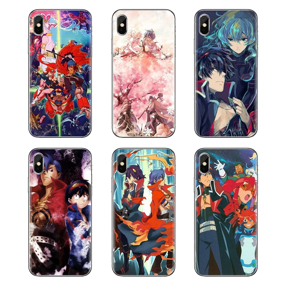 Силиконовый чехол для телефона аниме Tengen toppa urren lagann Huawei Honor 5A Y6 II Compact Y5 2 mate 10 30 Lite