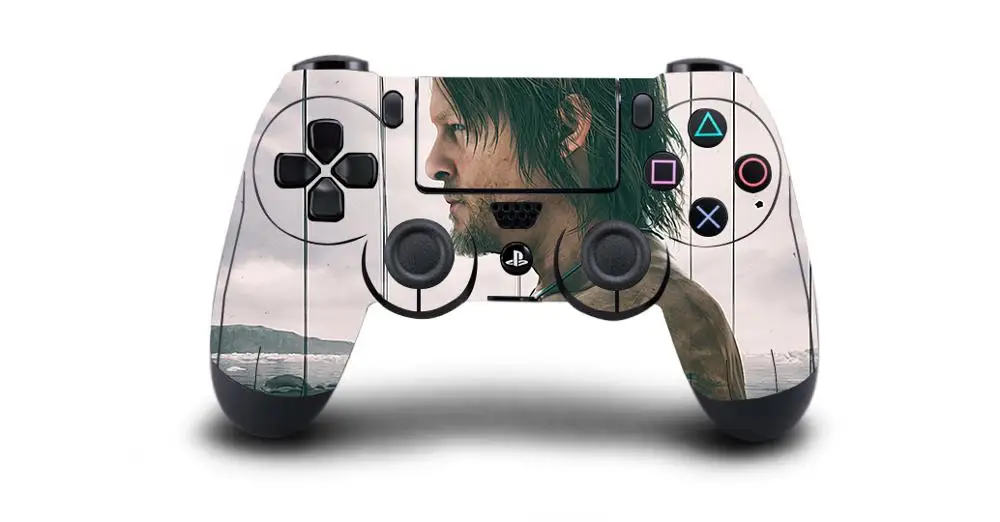 Синий 1 шт. Death Stranding PS4 наклейка для sony PS4 Playstation 4 для Dualshouck 4 игры PS4 контроллер наклейка s - Цвет: Синий