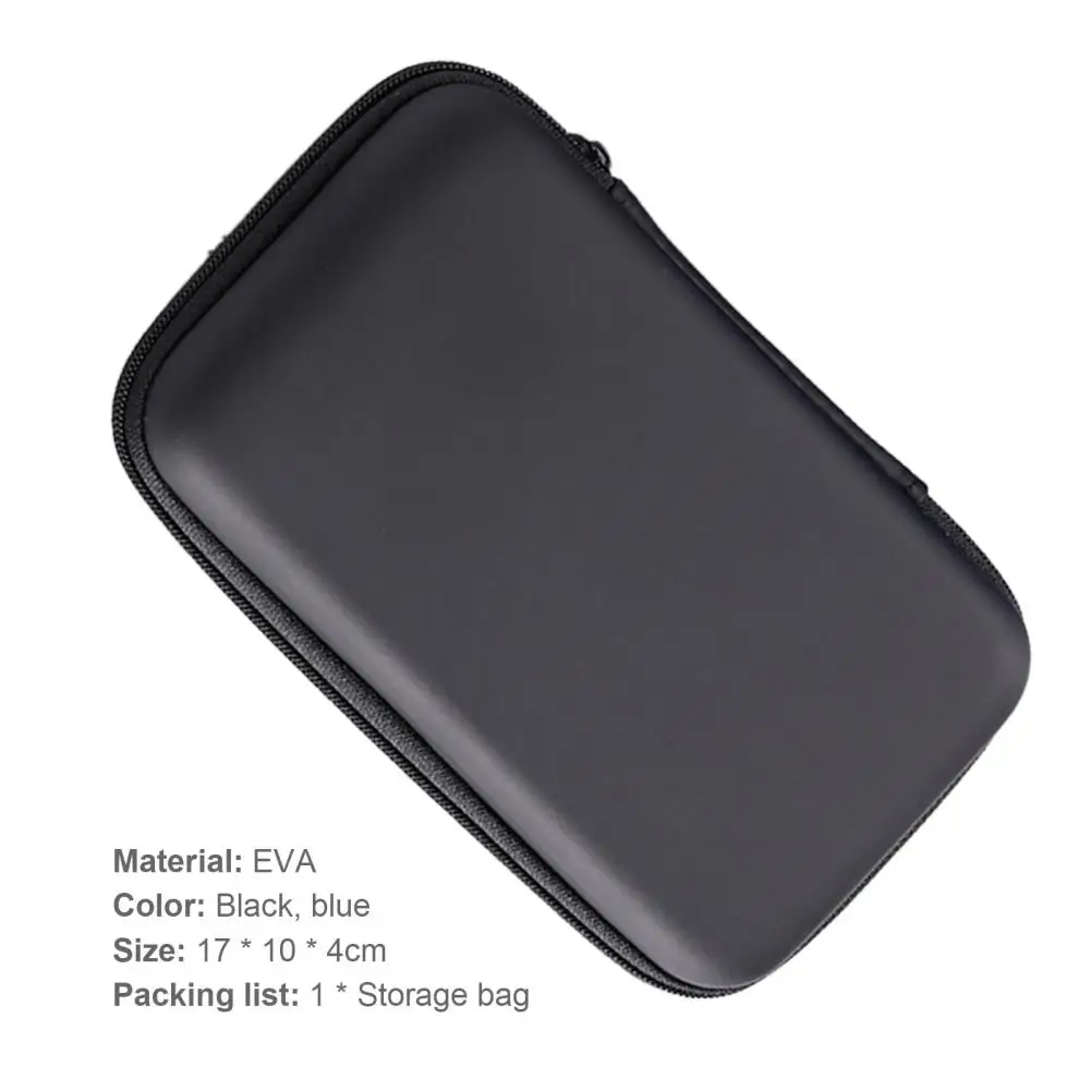 Protective Packet Storage Case Multi-purpose Universal Resilient External 2.5/3.5inches Hard Drive Carry Pouch for Outdoor