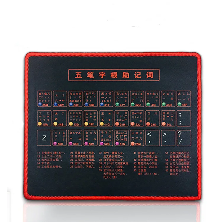 

Manufacturers Direct Selling Wubi Root ABS Rubber Mat Waterproof Washable Durable Black And White with Pattern Office Household