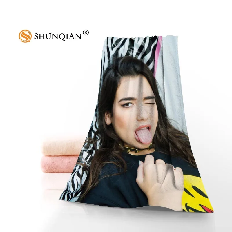 8 Пользовательские Dua Lipa 35x75 см полотенце для лица s facmarleth бамбуковое волокно мочалка быстросохнущее спортивное полотенце - Цвет: 8
