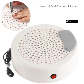 

40W Nail Suction Dust Collector Large Strong Cleaner Low Noisy with Salon Tool manicure machine Nail Art Salon Equipment