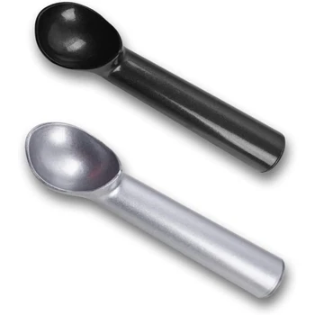 

Ice Cream Scoop, 2PCS Nonstick Anti-Freeze Ice Cream Scooper One Piece Aluminum Design Dishwasher