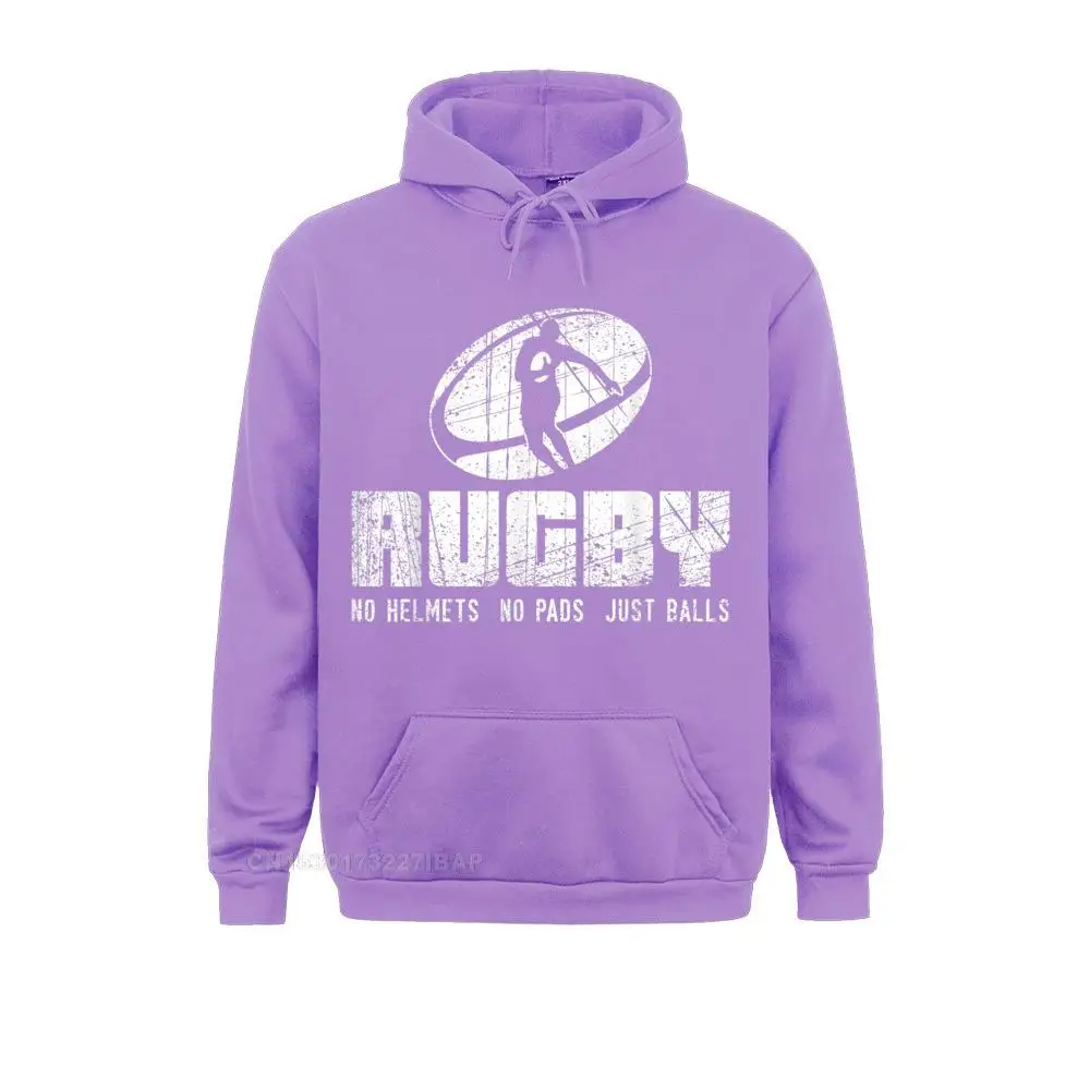 thumbnail image 1 of Camiseta de rugby sin casco, sin protectores, solo pelotas, divertida cita de rugby, sudaderas de ocio para mujer, camisas divertidas, sudaderas con capucha, capuchas góticas, 1 of 5