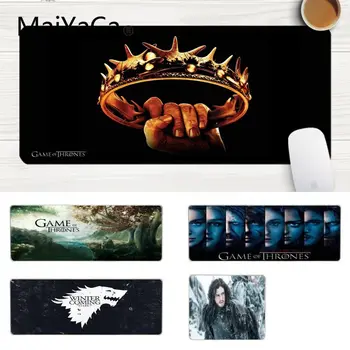 

MaiYaCa hot Game Of Thrones Keyboard Gaming MousePads Comfort Mouse Mat Gaming Lockedge Mousepad