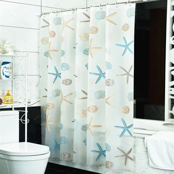 

High Quality Shower Curtain Modern Design Home Decor Modern Curtain Bathroom Set Waterproof Shower Curtain Elegant Kid With Hook