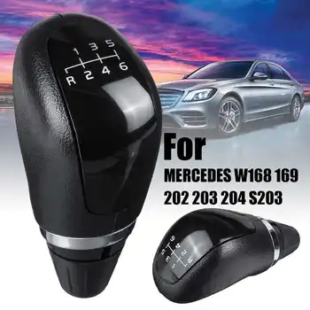 

NEW 1PCS 6 Speed Car Shift Gear Knob Manual 6-speed Gear Shift Knob For MERCEDES W168 169 202 203 204 S203