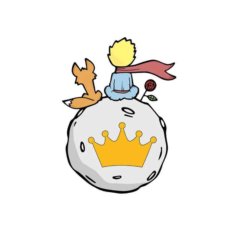 «Маленький принц», одежда с героями мультфильмов термонаклейки дизайн железные стикеры на значки аппликаций для DIY Футболки украшения Печать E0608