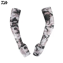 Arm-Sleeve Fishing Ice Fingerless 1-Pair/Set Anti-Uv Long Outdoor XL Men Camouflage