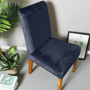 

Polyester Dining Chair Cover Spandex Elastic Chair Slipcover Case For Office Wedding Dining Room Chair Cover Stretch