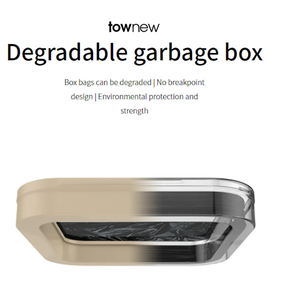  Townew Official Biodegradable Refill Rings For Smart Kitchen Trash Can  Durable Garbage Bags For to - 4000410285250