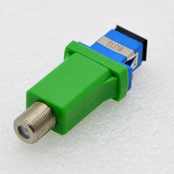 

NEW Optic Fiber SC/PC Passive Optical Connector ,CATV Photoelectric Signal Converter Inch F head Output Fiber Optical Adapter