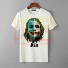 Новинка, футболка с изображением Джокера, постер из фильма, футболка с изображением Хоакина Феникса, GILDAN, брендовая Высококачественная футболка