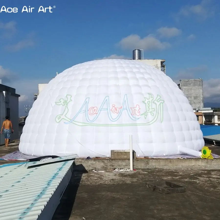 Огромный надувной кемпинговый надувной купол палатка надувной купол здания