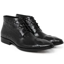 2019 Fashion Boot Man Shoes Handmade Men Dress Boot Genuine Cow Leather Original Design Casual Alligator Skin Boots 2019 Fashion Boot Man Shoes Handmade Men Dress Boot Genuine Cow Leather Original Design Casual Alligator Skin Boots