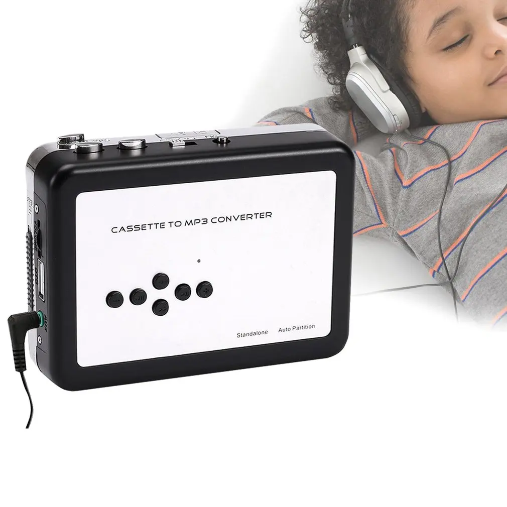 Cassette Tape Player Convert to MP3 WAV Converter Cassette To USB Flash U Disk Audio Captuer Music Player