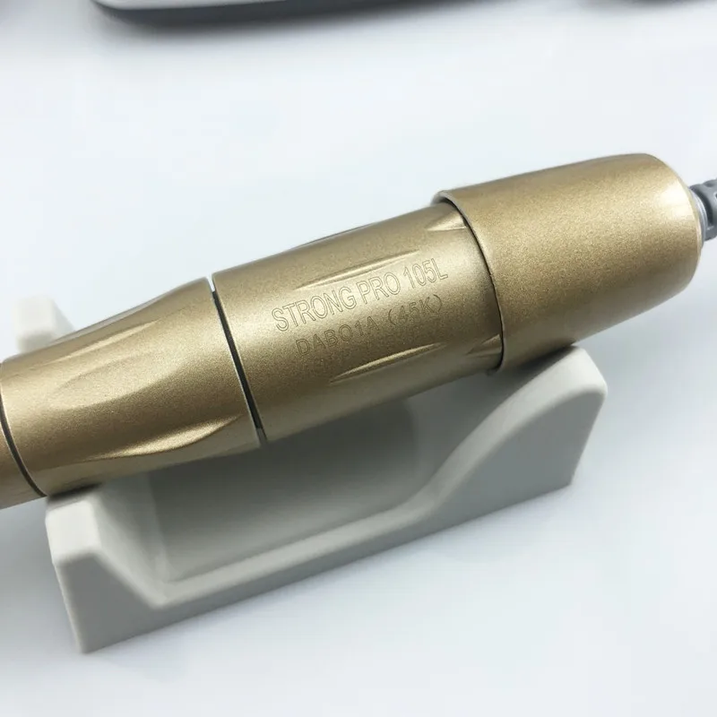 65W 45000RPM Strong 210 204 SILVER PRO105L Electric Nail Drills Machine Manicure Pedicure File Bits Nails sculpture polish 4