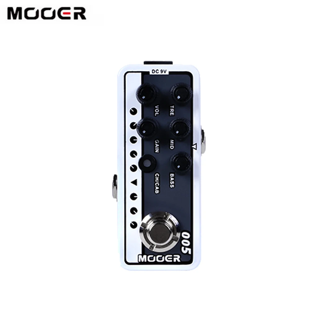 

MOOER 005 BROWN SOUND Dual Channel Preamp Guitar Pedal Modern Day 80s Digital Preamp Preamplifier 3 Band EQ 2 Modes True Bypass