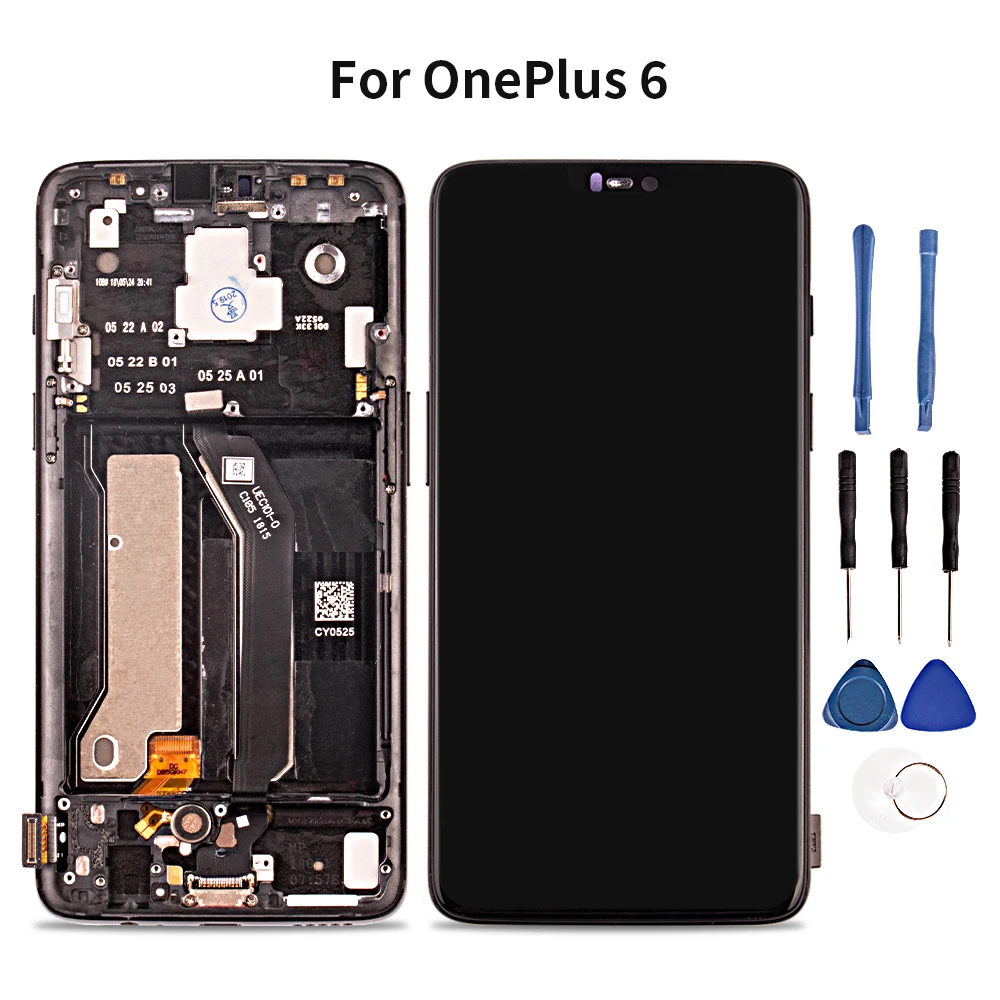 

6.28 Inch Lcd Display For Oneplus 6 LCD Display Touch Screen Digitizer Assembly Replacement Part For Oneplus 6