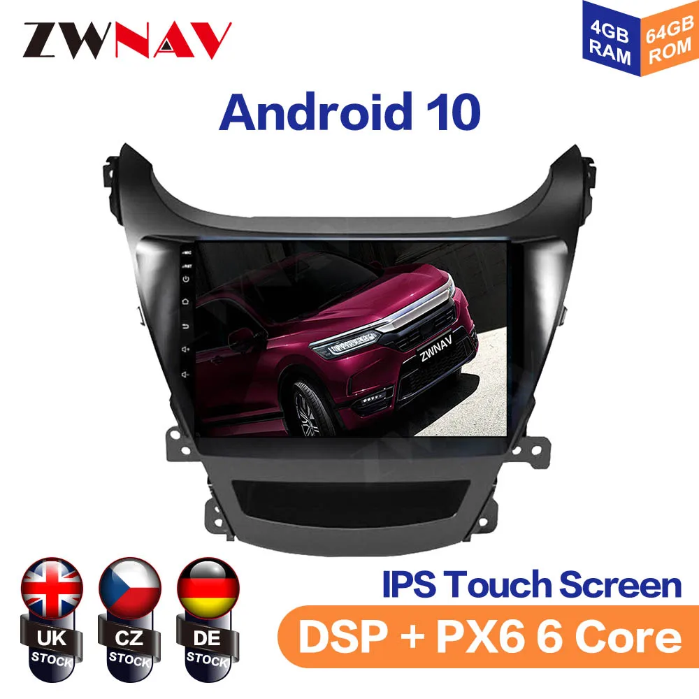 

Android 10 IPS Screen For HYUNDAI Elantra 2014 Car Multimedia Player Navigation Audio Radio Stereo Head Unit Gps 2 din auto