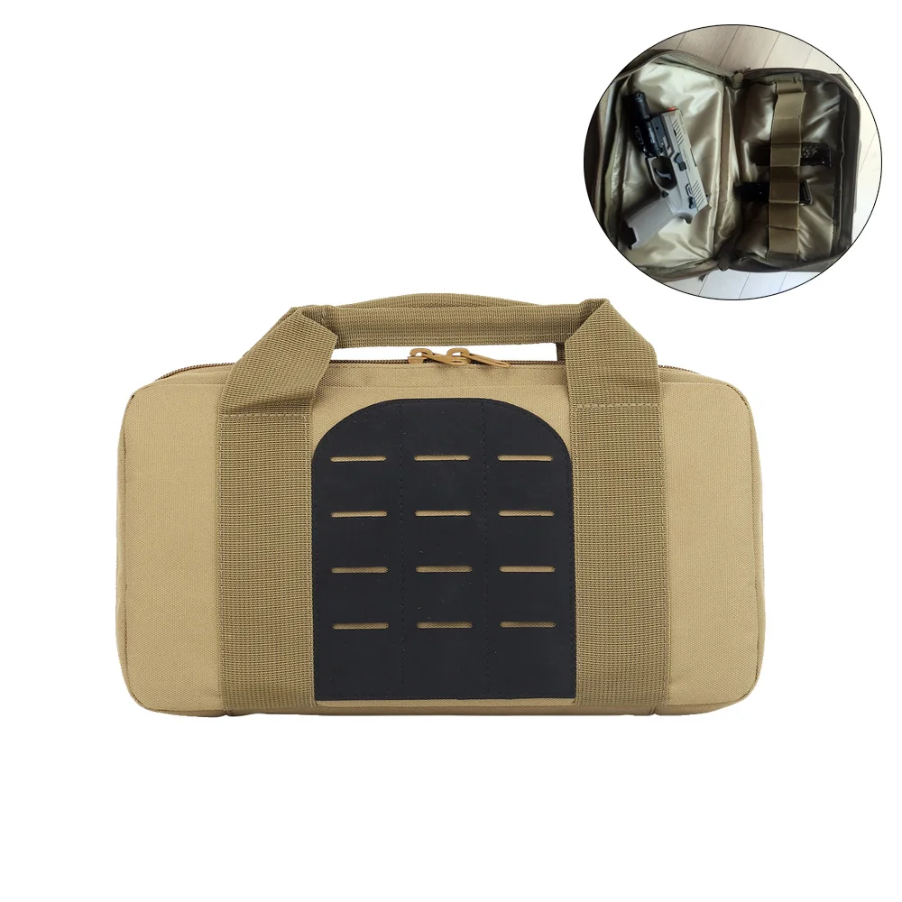 

Tactical Airsoft Bag Pistol Case Carry Handgun Magazine Pouch Portable Military Hunting Holster Pistol Case MOLLE Kit Bag