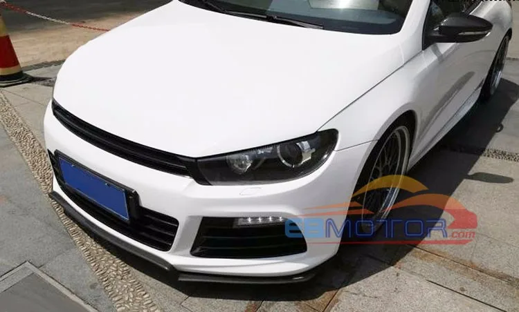 ebmotor-com Real carbon fiber front lip spoiler for VW Scirocco R bumper 2009-2014 2_9238_4554