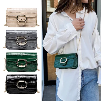 

Ladies Stone Pattern PU Leather Shoulder Crossbody Bags Messenger Handbags Vintage Small Shoulder Vintage Purse