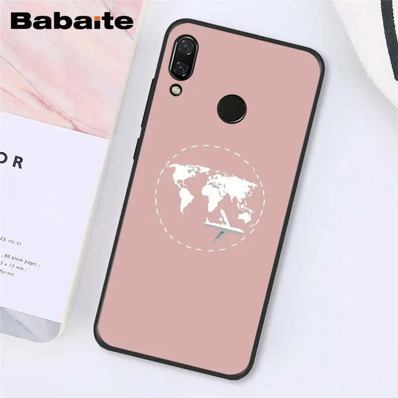 Babaite карта мира путешествия просто пойти чехол для телефона для Xiaomi Redmi8 4X 6A S2 Go Redmi 5 5Plus Note4 5 7 Note8Pro