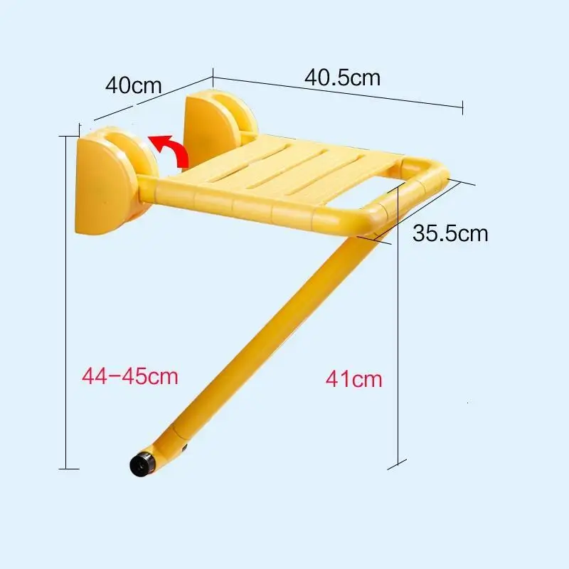 Mueble Handicap Sgabello Doccia Tocador Tabouret Salle De Bain Табурет Ducha Escalon Plegable стульчик для ванны и душа - Цвет: Version H