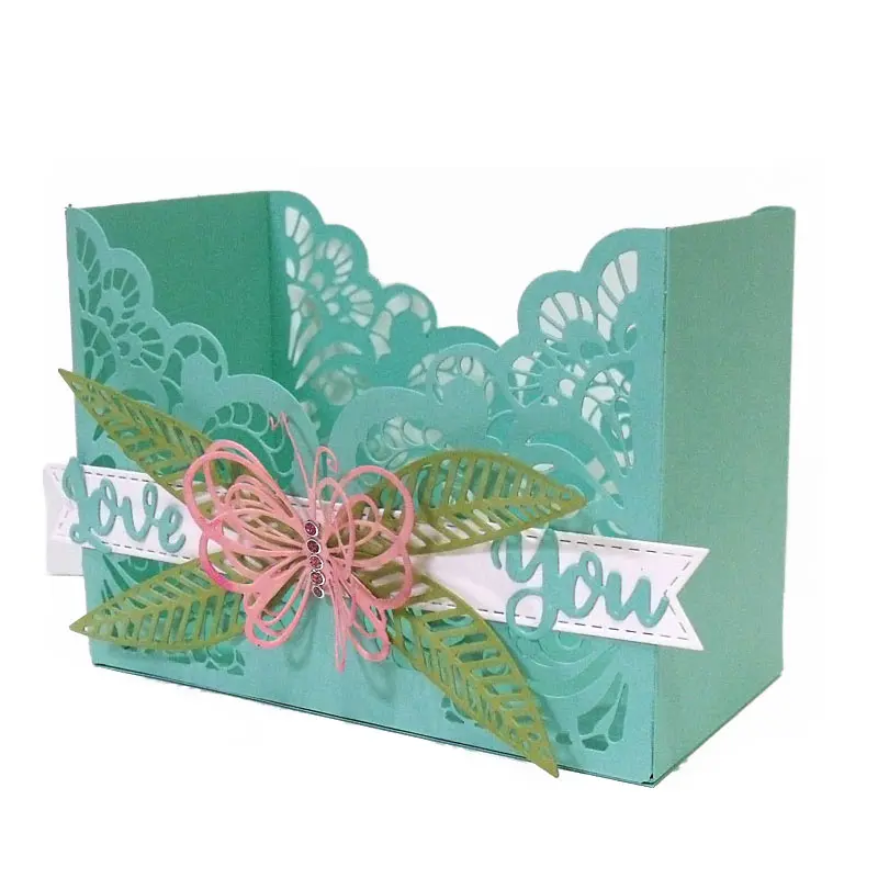 Flourish-Lace-Pocket e-cut-Card-make-Stencil