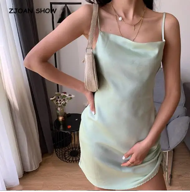 2020 Women Vintage Yellow Tie dye Flower print  Spaghetti Strap Dress Hem Slim Waist Slit Irregular Long Dresses Sling Vestido