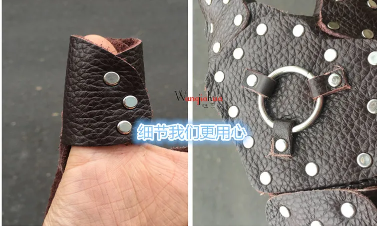 Приспособление для охоты защита рук перчатки для рыбалки Harpoon Bracer воловья сталь пластина ручная защита Натуральная кожа рыболовные принадлежности