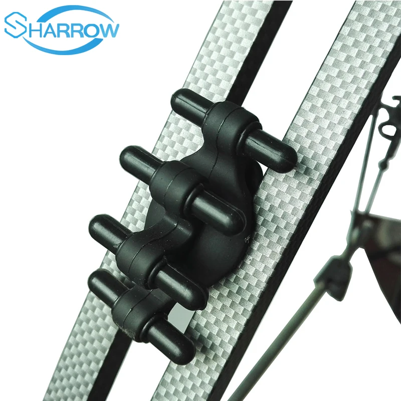 2pcs Archery Stabilizer Limb Damper Stabilizer Vibration Rubber Damper Shock Absorber Compound Bow Hunting Accessories