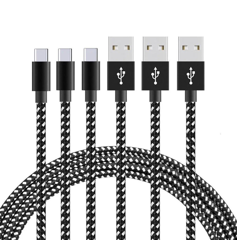 USB 3,1 type C 2.1A автоматическое отключение быстрой зарядки для samsung зарядный Провод Плетеный Usb кабель для мобильного телефона huawei