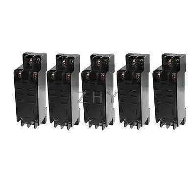 

DTF-08A 8 Pin Power Relay Base Socket DIN Rail Mount 5 Pcs