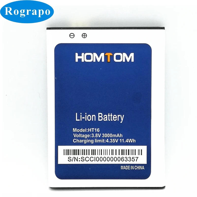 3000 мА/ч HT16 Замена Батарея для Homtom камень ножницы бумага 16 Pro Bateria Baterij сотовый