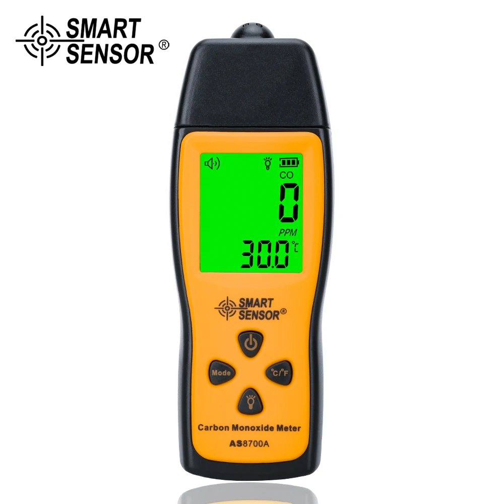 

Portable Carbon Monoxide Meter Handheld CO Gas Analyzer Monitor Detector Gauge 0-1000ppm High Precision Gas Leak Tester Alarm