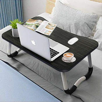 

Laptop Bed Table Breakfast Tray Foldable Legs Portable Lap Standing Desk Notebook Stand Reading Holder for Couch Sofa Floor Kids